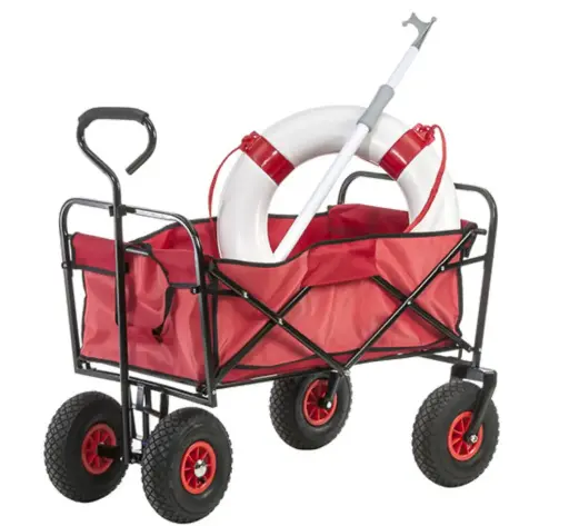 [ACC.016] Carrellino pieghevole per trasporto a mano (dimensioni esterne 130x50x120)